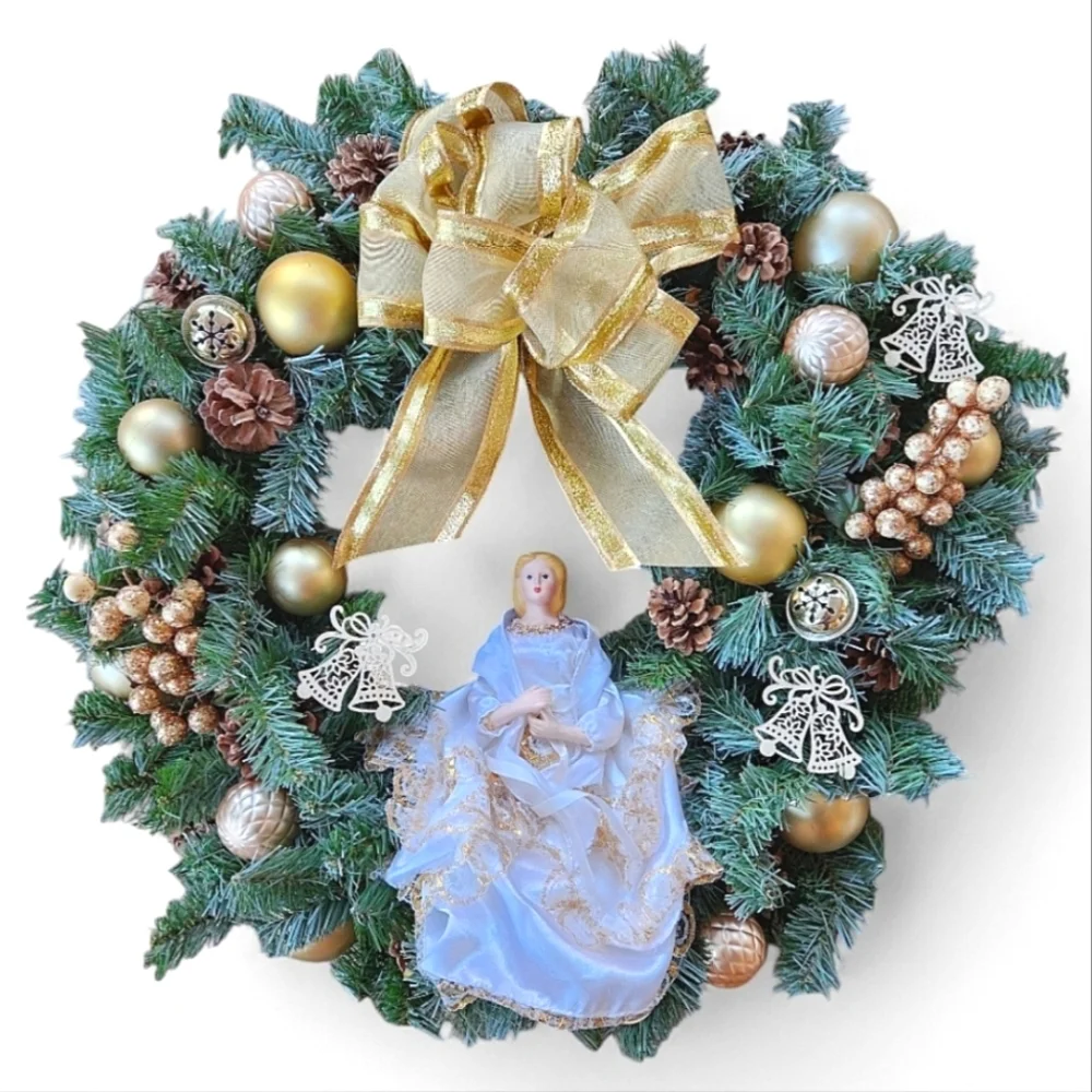 HARK THE HERALD ANGELS SING Christmas Wreath